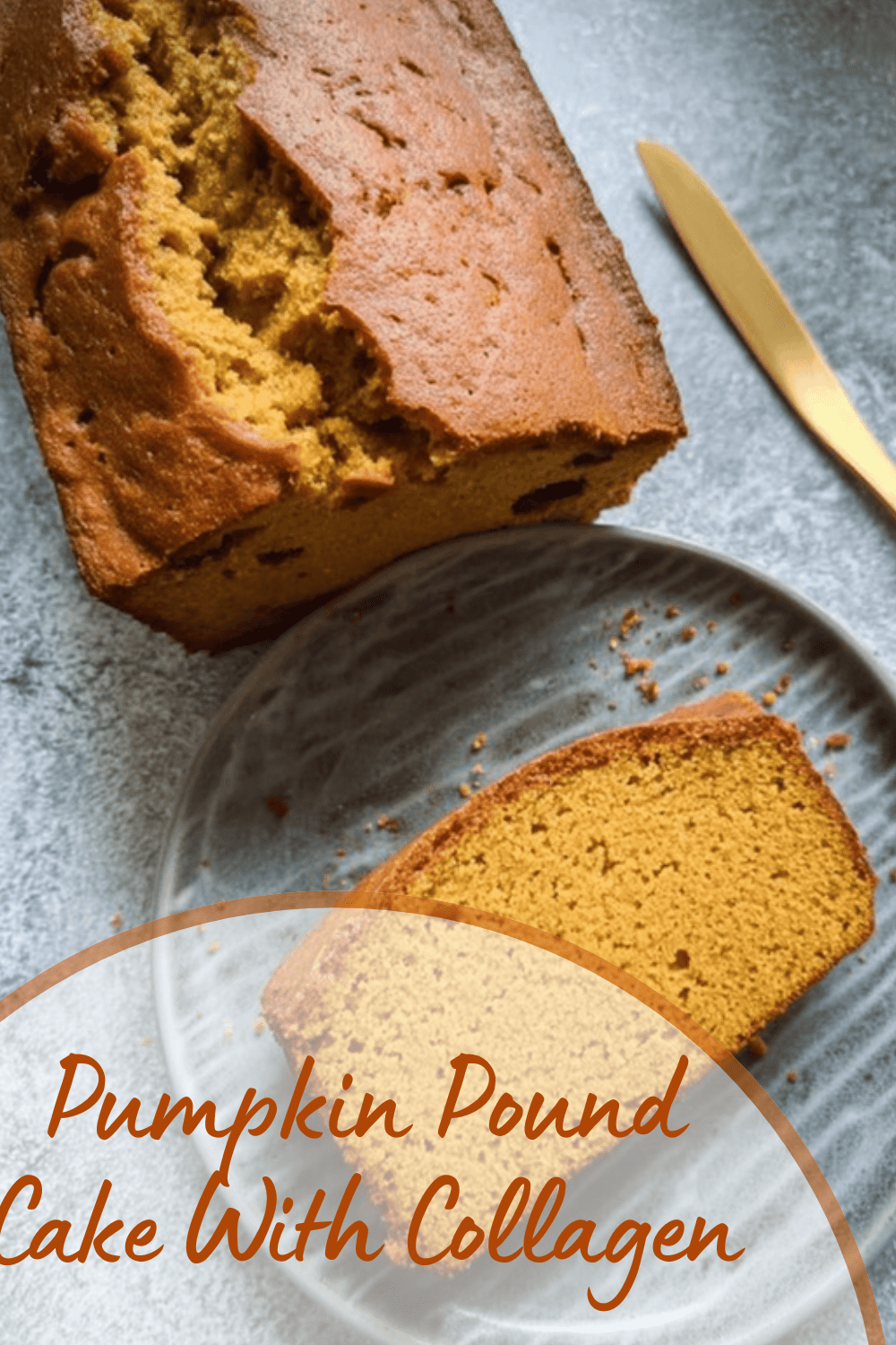 Pumpkin Pound Cake With Collagen