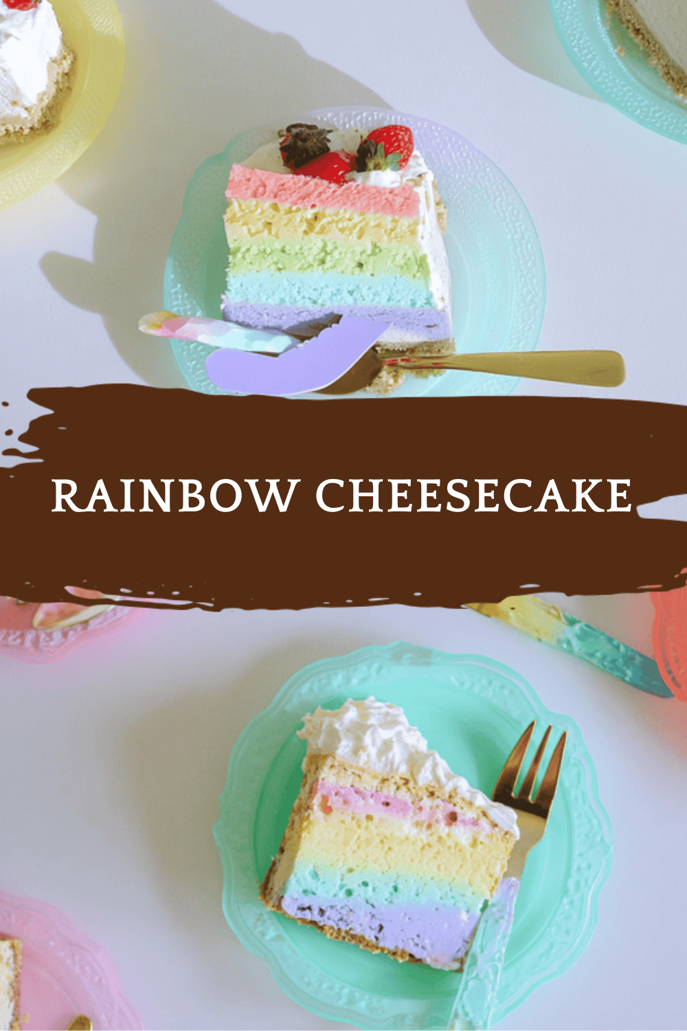 Rainbow Cheesecake