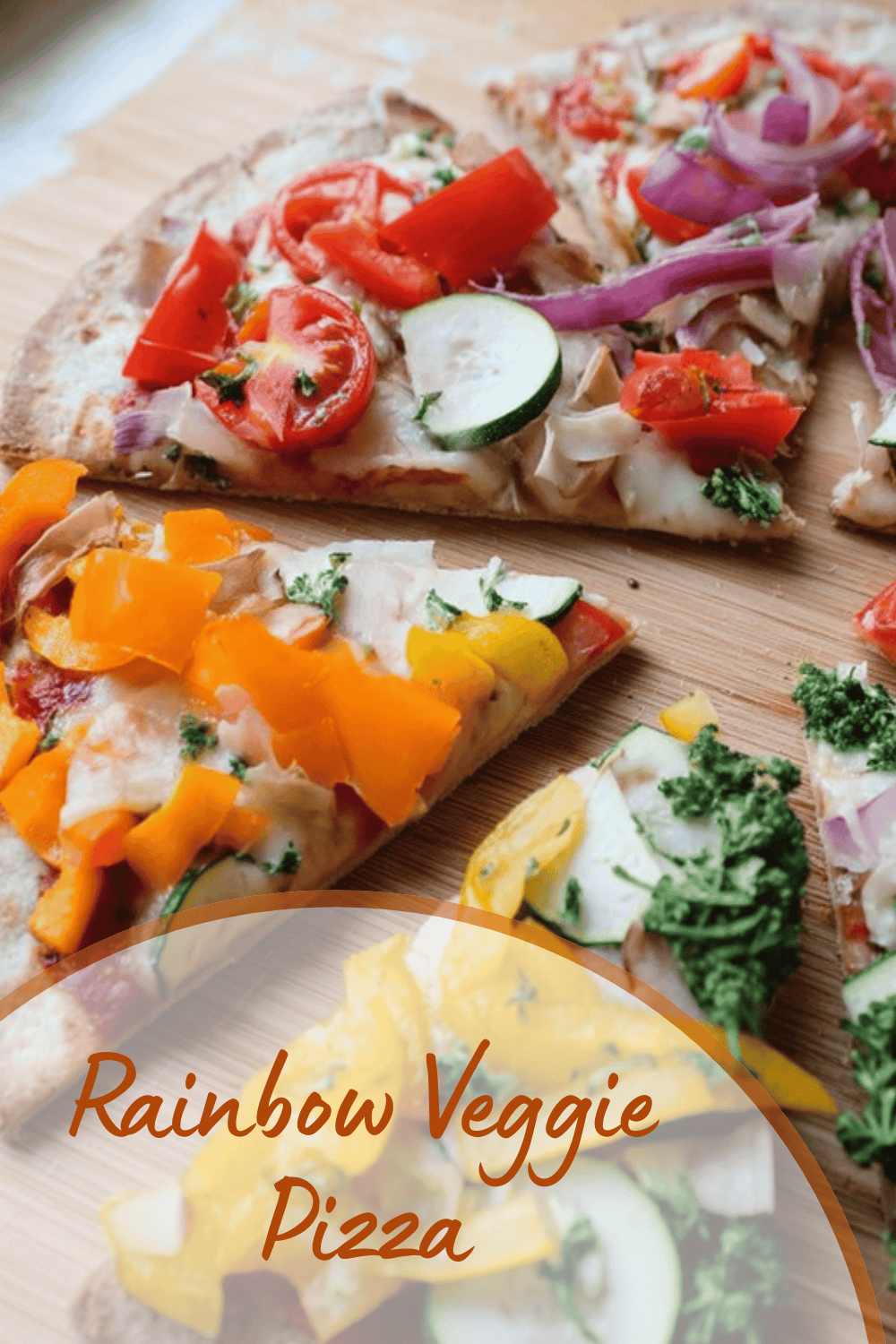 Rainbow Veggie Pizza