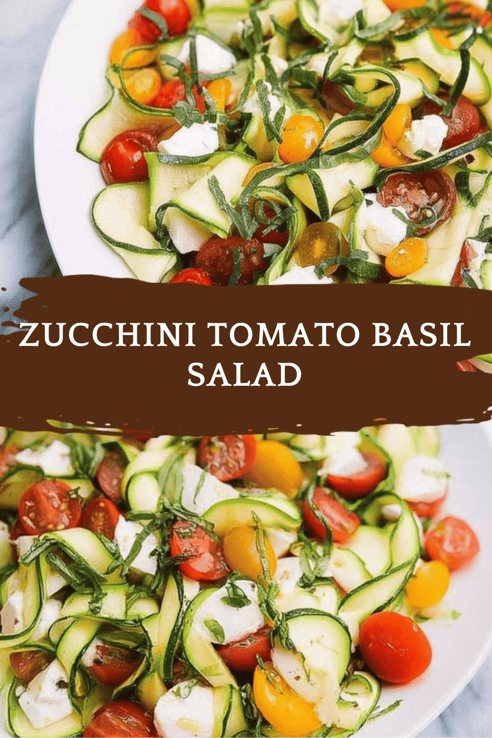Zucchini Tomato Basil Salad