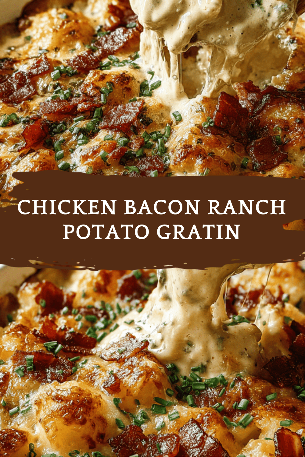 Chicken Bacon Ranch Potato Bake With Creamy Cheese Sauce 6 Chicken Bacon Ranch Potato Gratin
