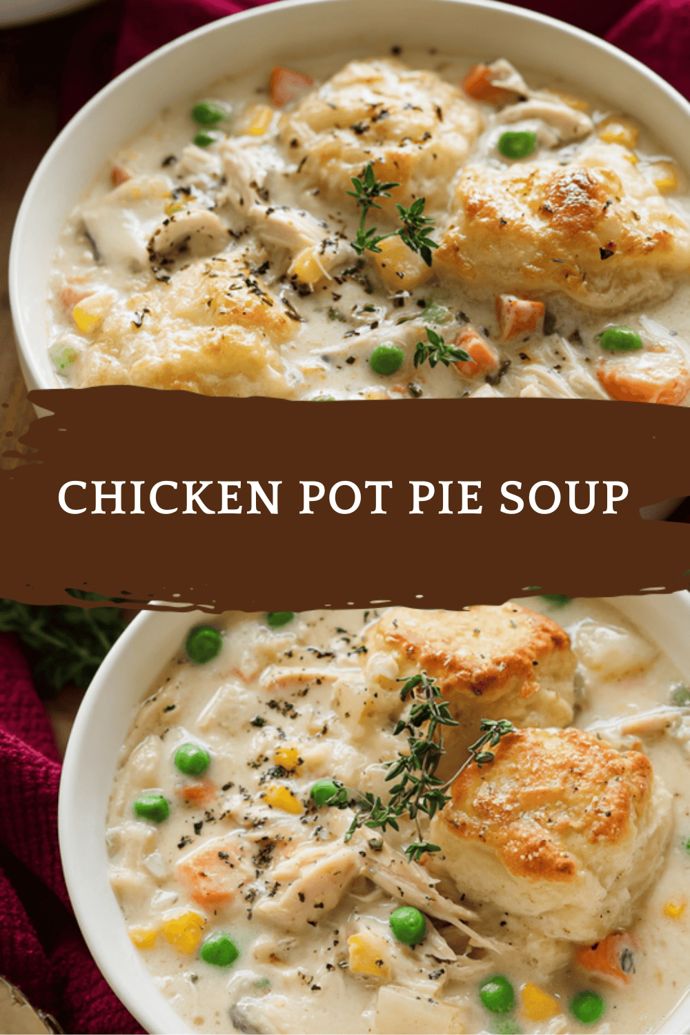 Chicken Pot Pie Soup Recipe With Creamy Vegetables And Tender Chicken 6 Chicken Pot Pie Soup