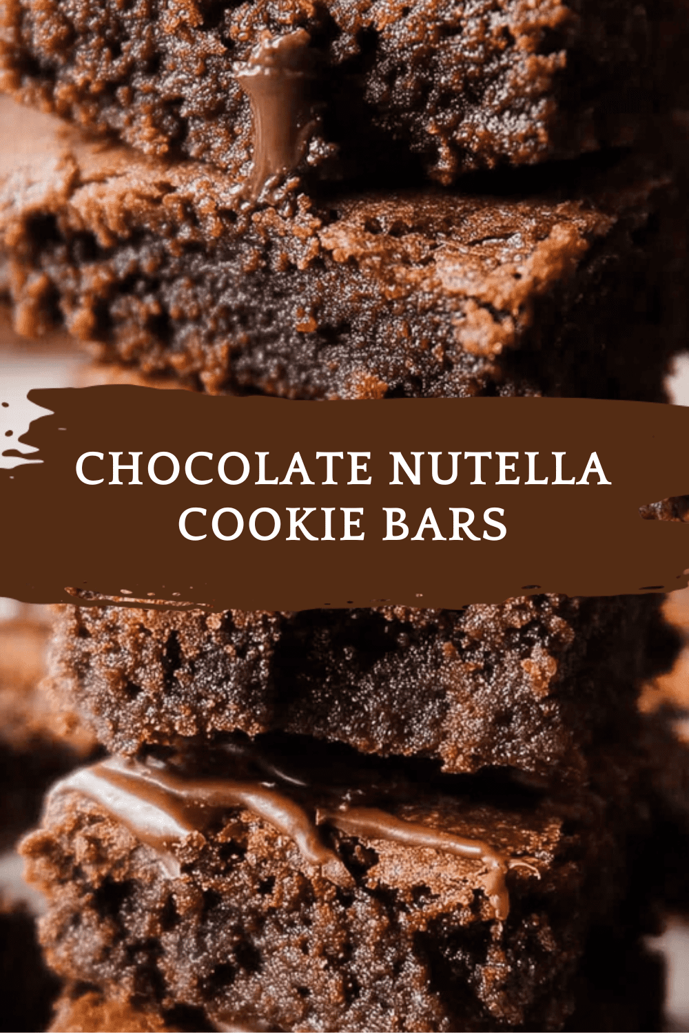 Nutella Stuffed Oatmeal Cookie Bars Recipe With Gooey Filling 6 Chocolate Nutella Cookie Bars