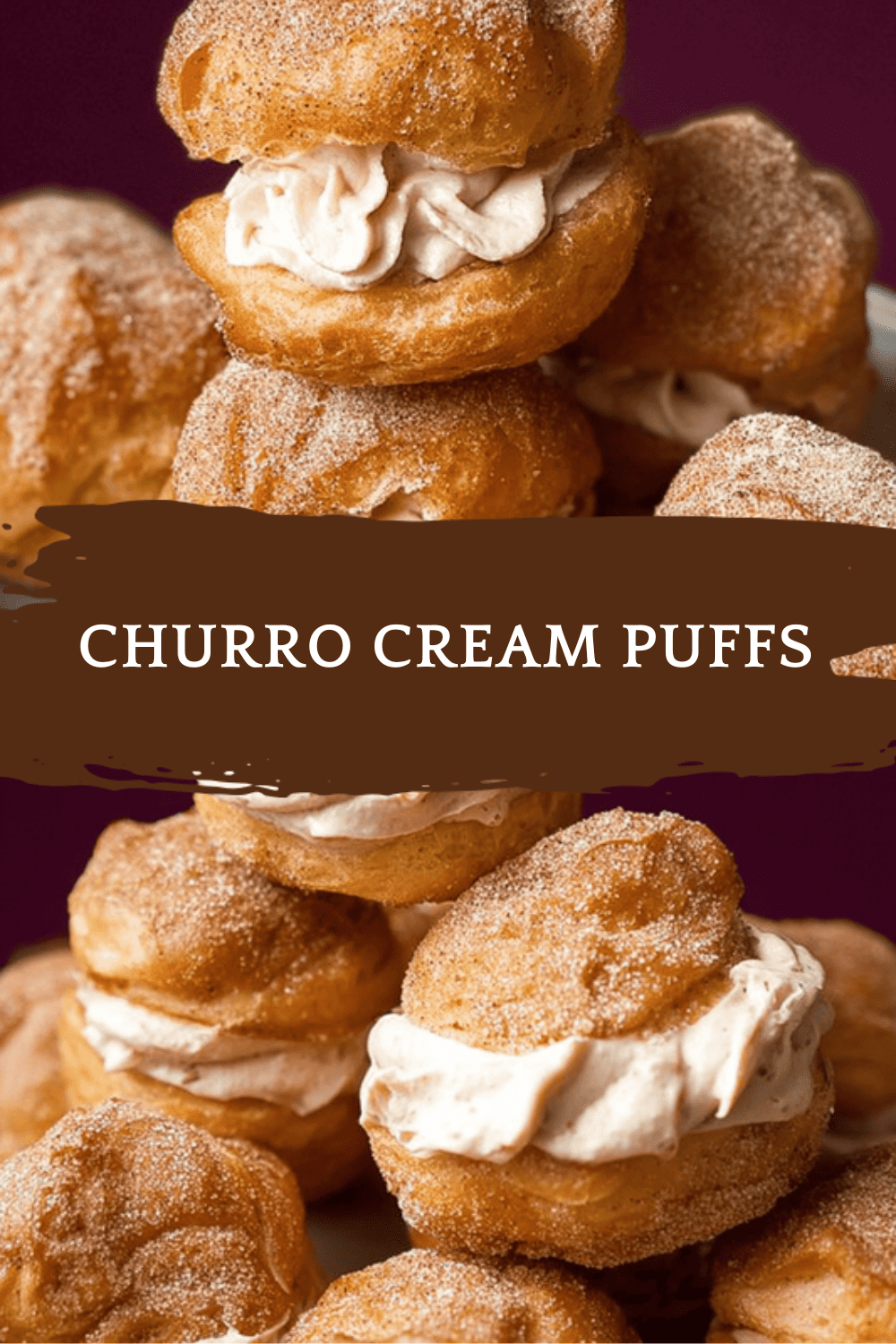 Churro Cream Puffs
