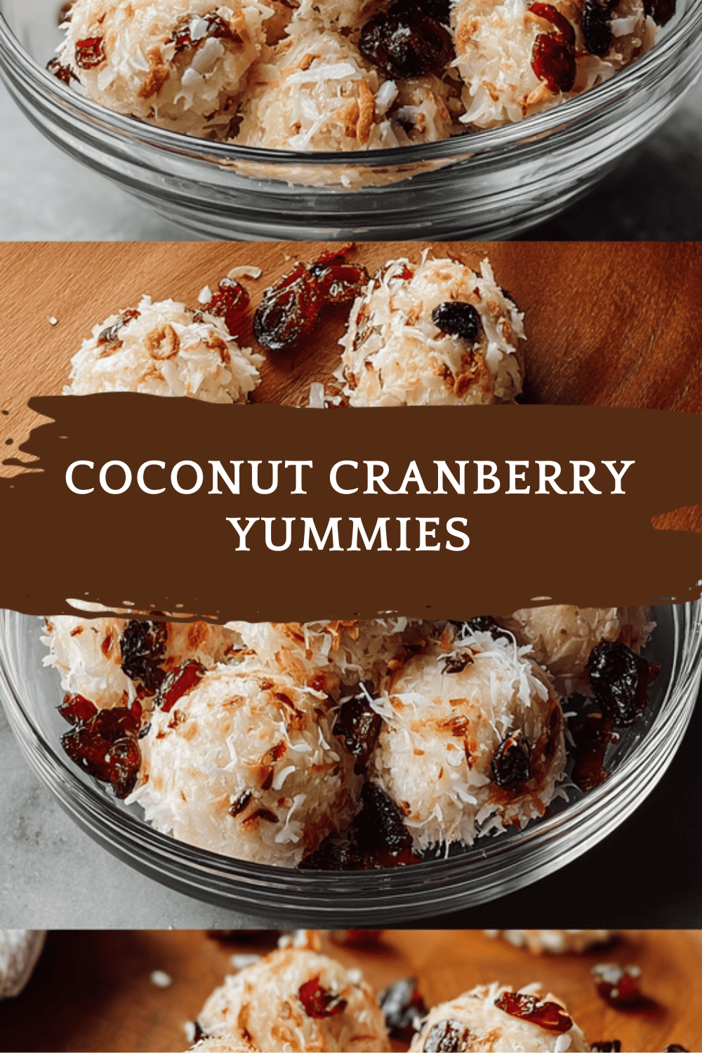 Coconut Cranberry Yummies