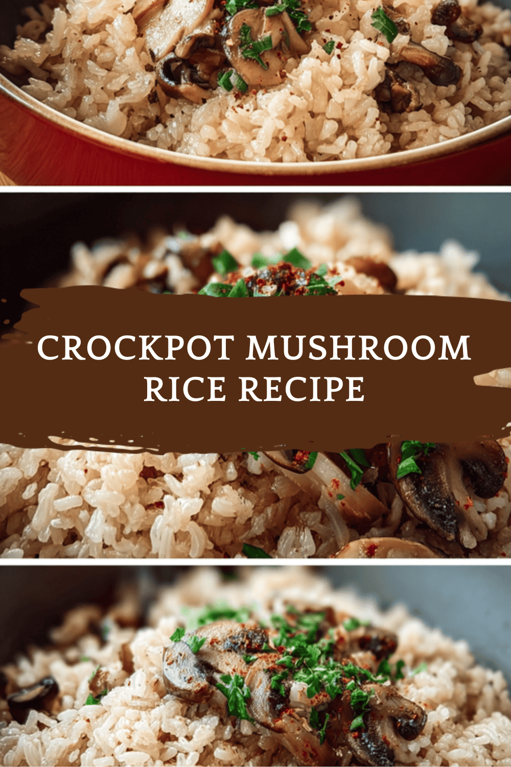 Healthy Slow Cooker Mushrooms With Rice Recipe For Easy Meals 6 Crockpot Mushroom Rice Recipe