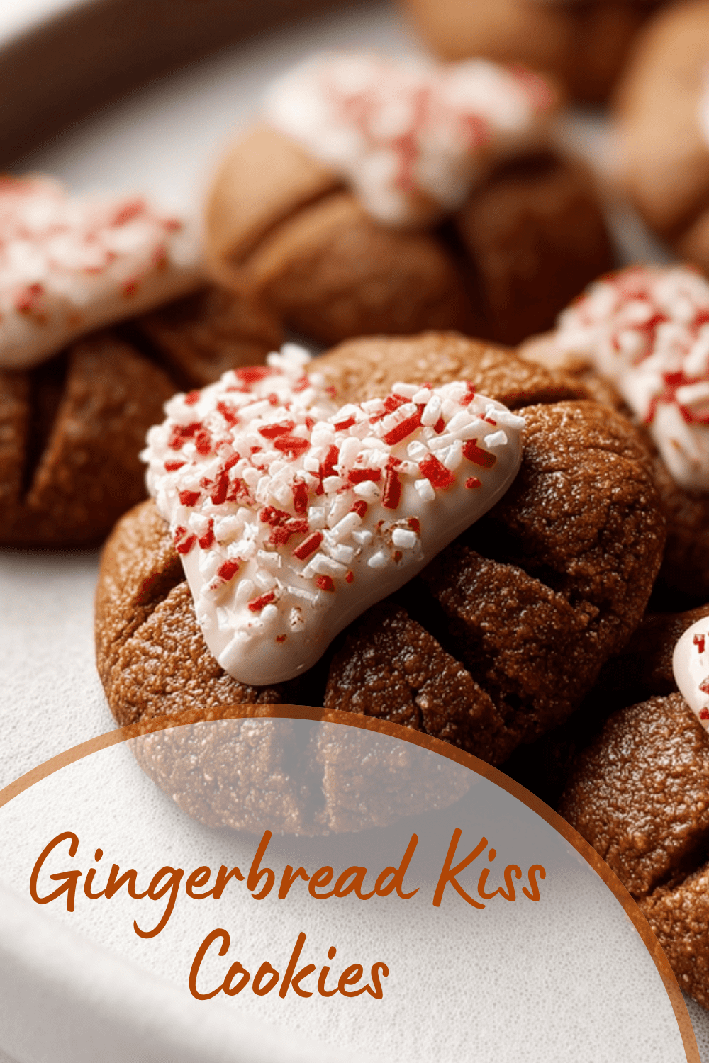 Gingerbread Kiss Cookies