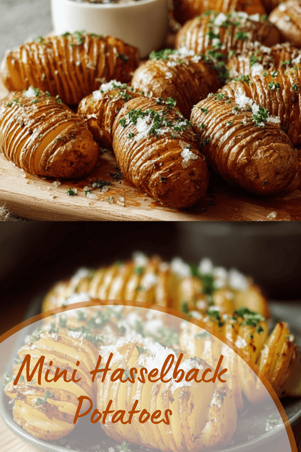 Mini Hasselback Potatoes