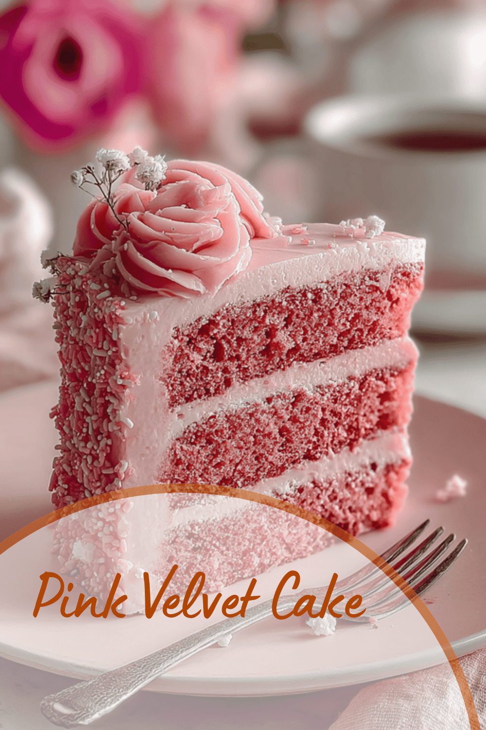 Pink Velvet Buttermilk Cake Recipe With Moist Texture And Rich Flavor 7 Pink Velvet Cake