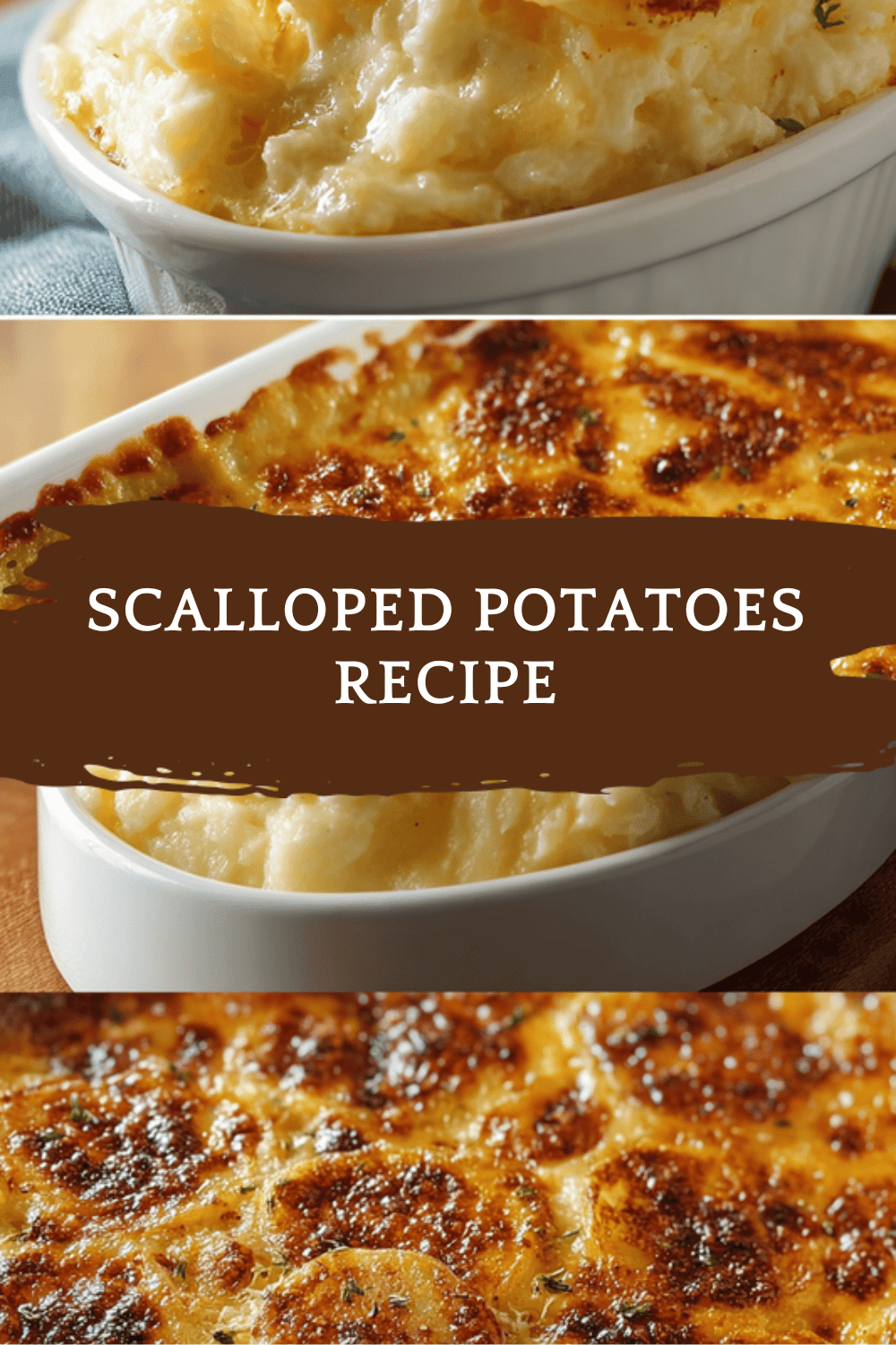 Cheesy Scalloped Potatoes Baked With Creamy Layers And Golden Brown Cheese 6 Scalloped Potatoes Recipe
