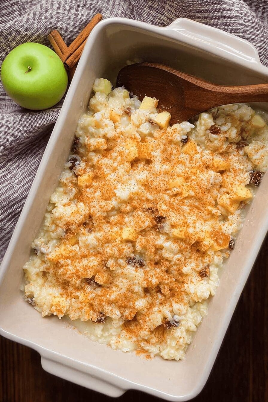 Apple Rice Pudding Recipe With Warm Spices And Creamy Texture 6 Apple Rice Pudding