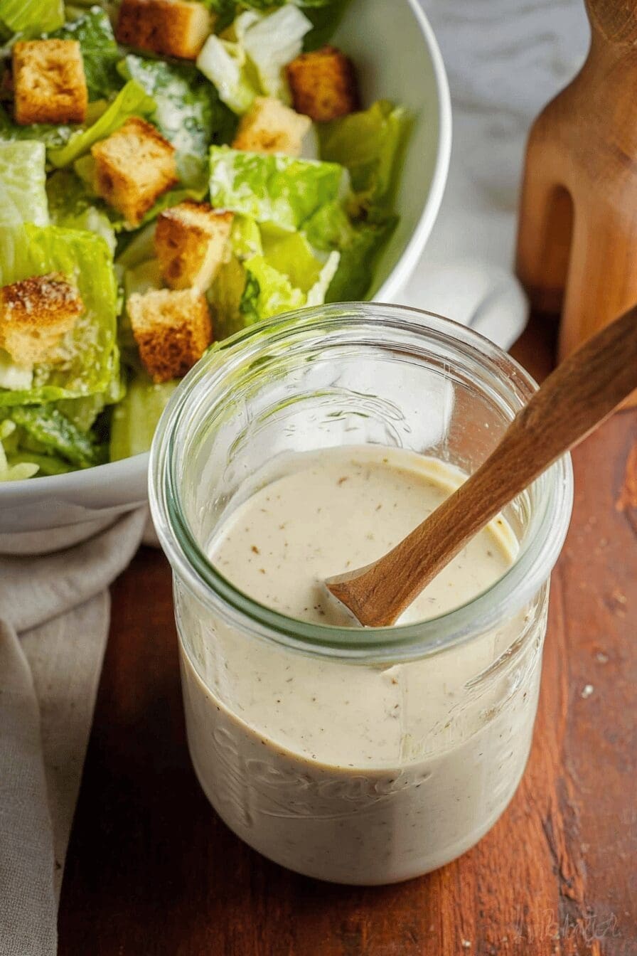 Homemade Caesar Salad Dressing Recipe With Classic Flavor And Easy Steps 6 Caesar Dressing