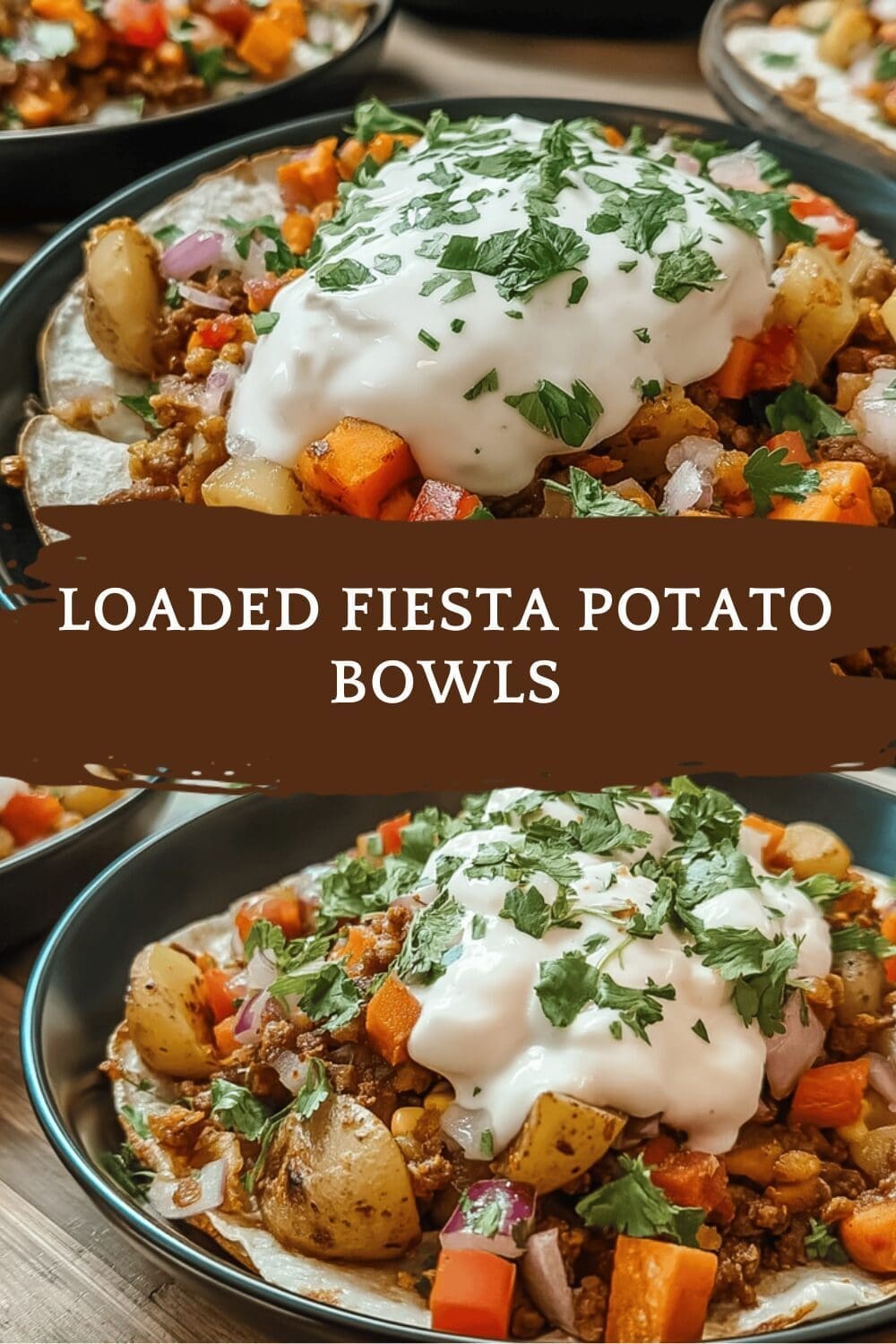 Loaded Fiesta Potato Bowls