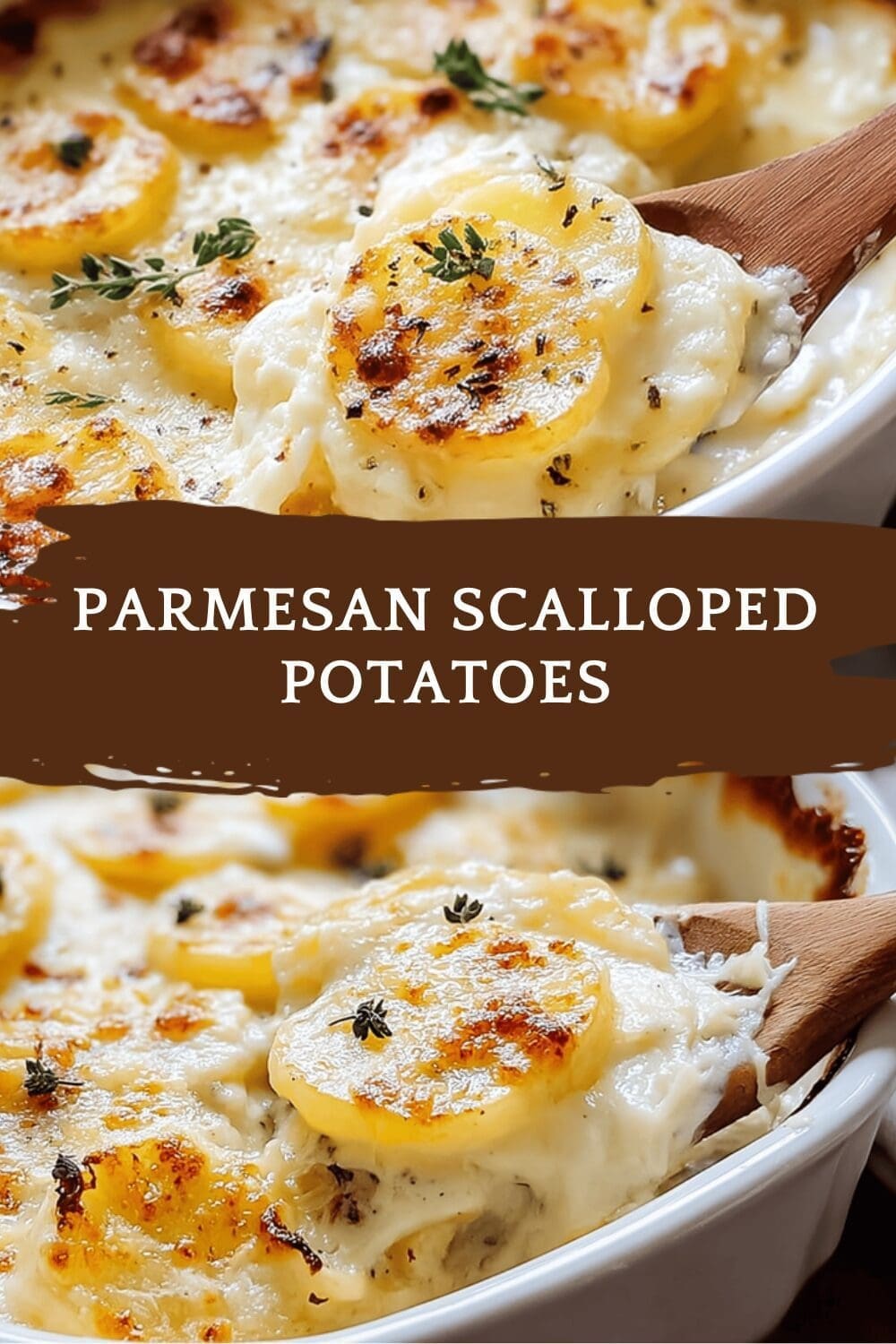Garlic Parmesan Scalloped Potatoes Recipe With Creamy Cheese Sauce 6 Parmesan Scalloped Potatoes