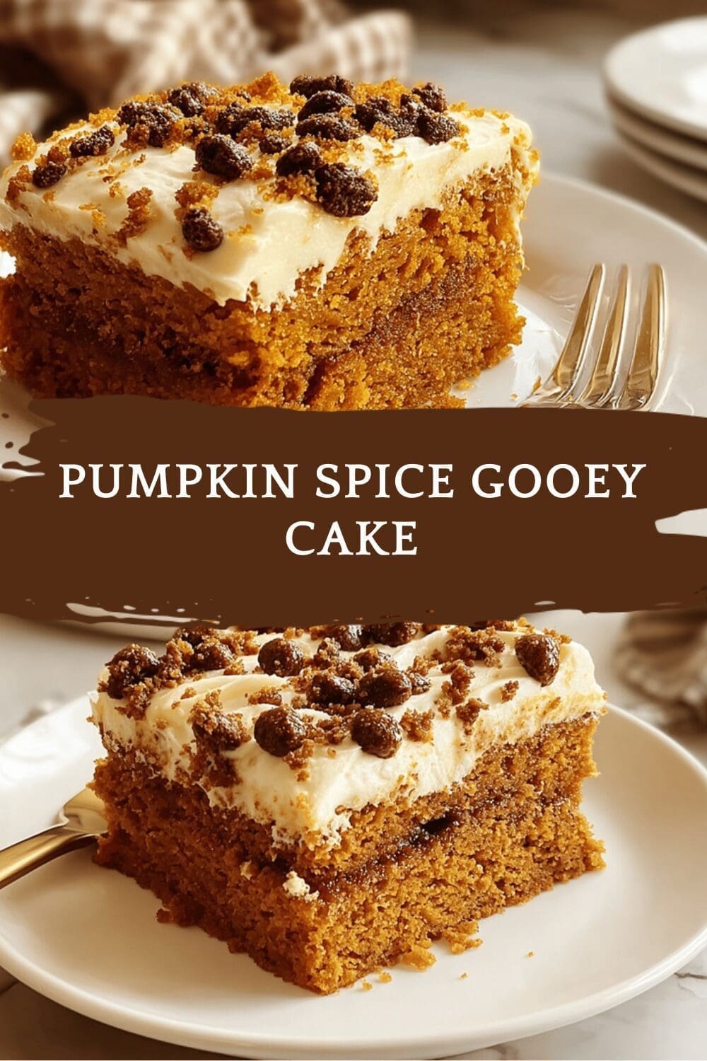 Pumpkin Spice Gooey Cake