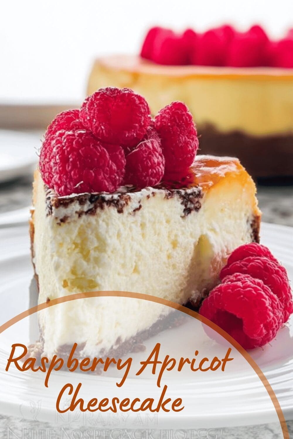 Raspberry Apricot Cheesecake