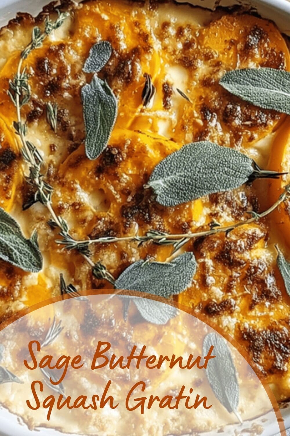 Sage Butternut Squash Gratin