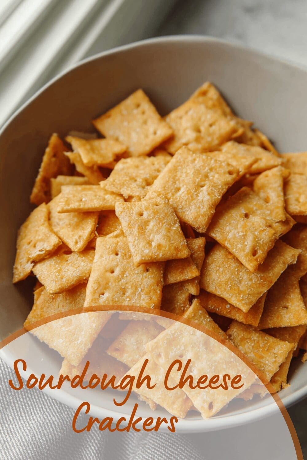 Sourdough Cheese Crackers