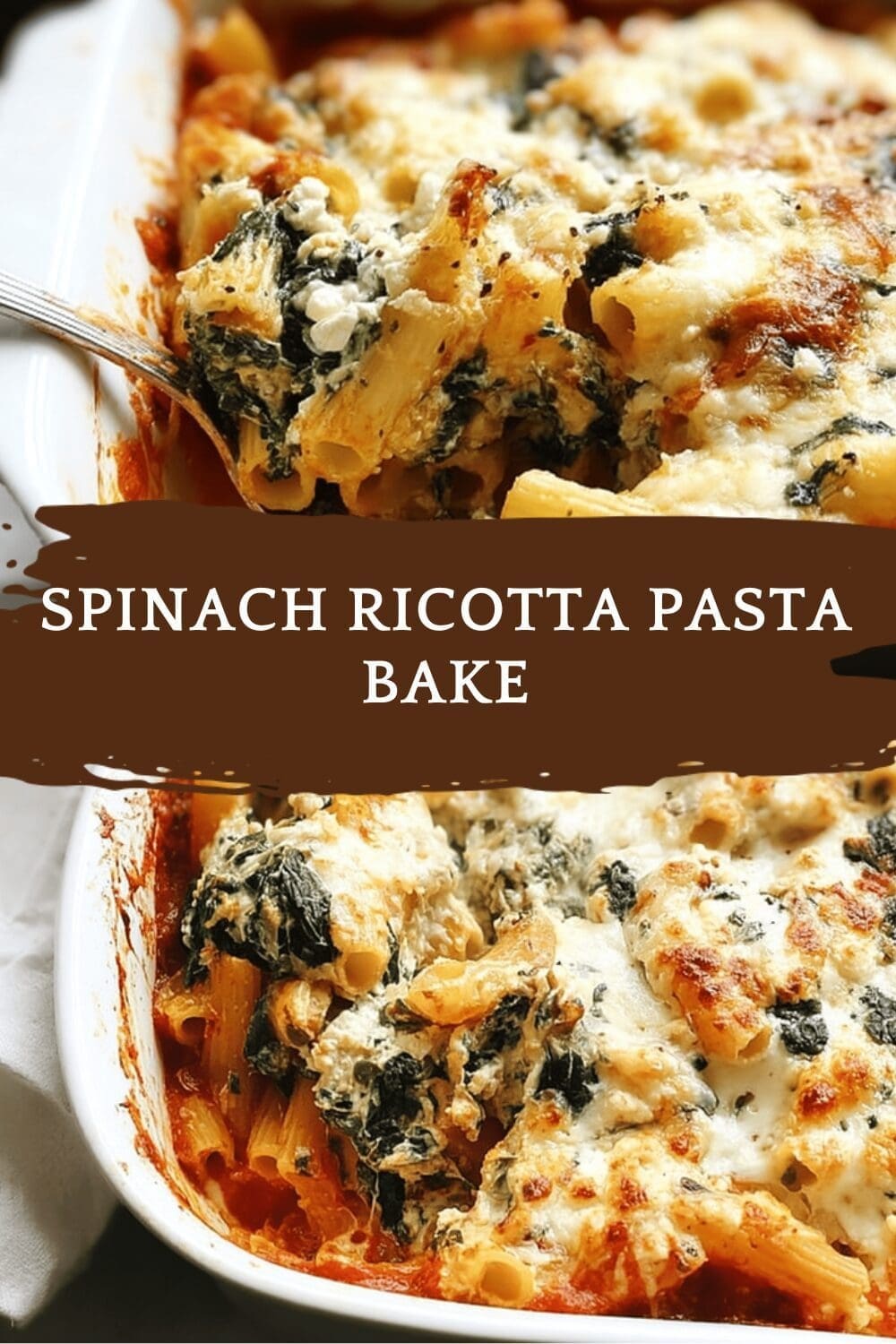 Spinach Ricotta Pasta Bake