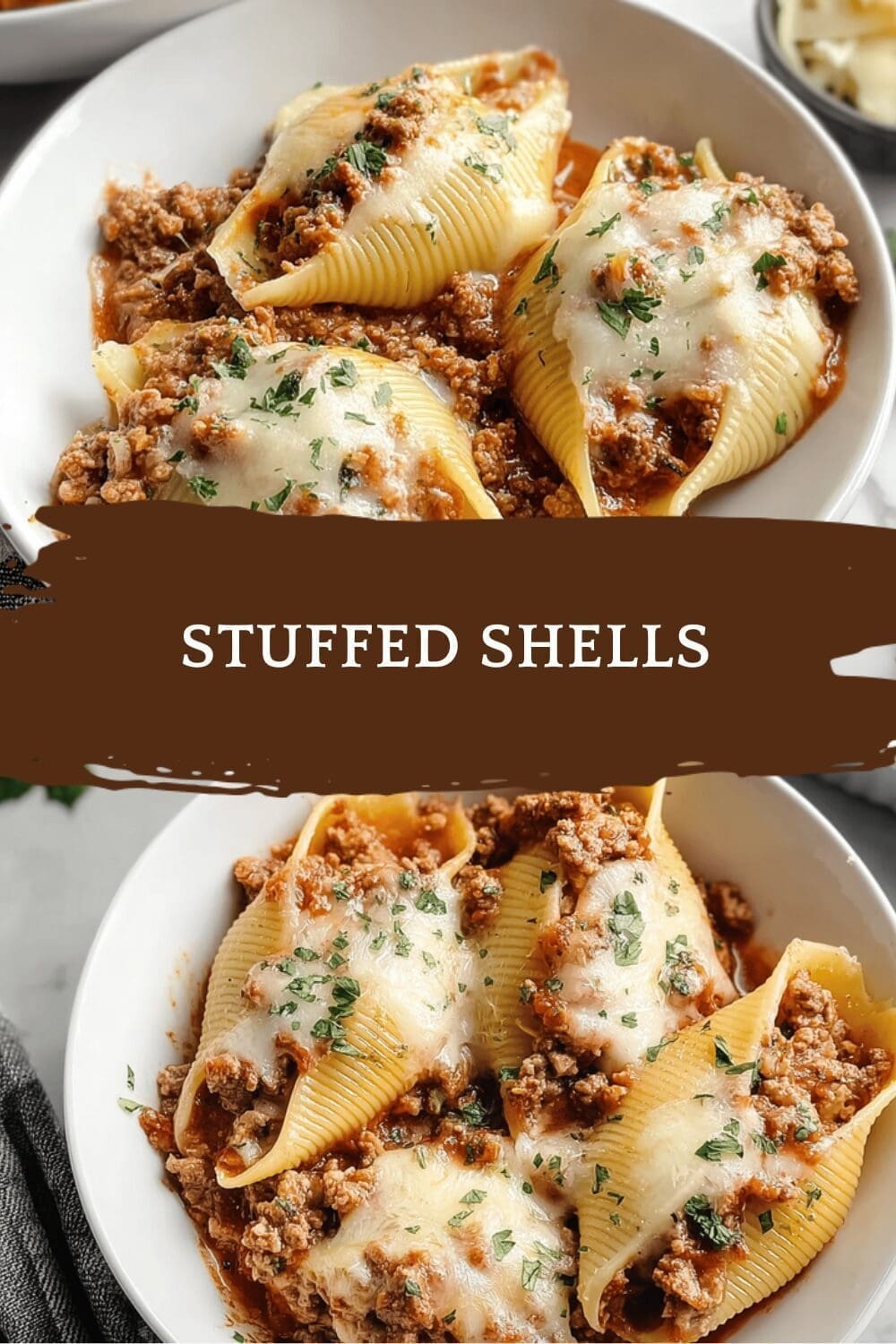 Baked Stuffed Shells With Creamy Cheese And Savory Sauce Recipe 6 Stuffed Shells