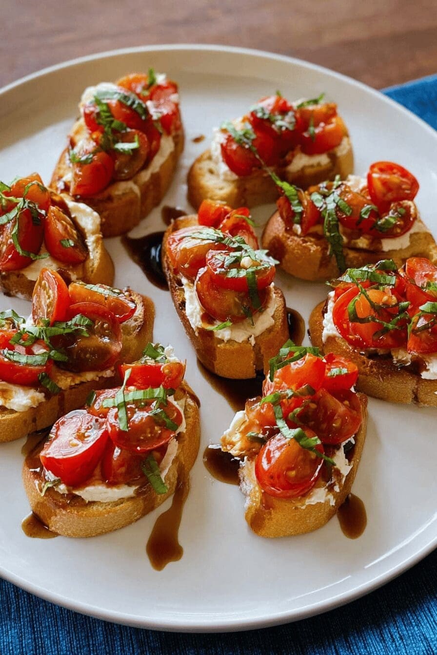 Tomato Goat Cheese Crostini Recipes For Fresh And Flavorful Appetizers 6 Tomato Goat Cheese Crostini