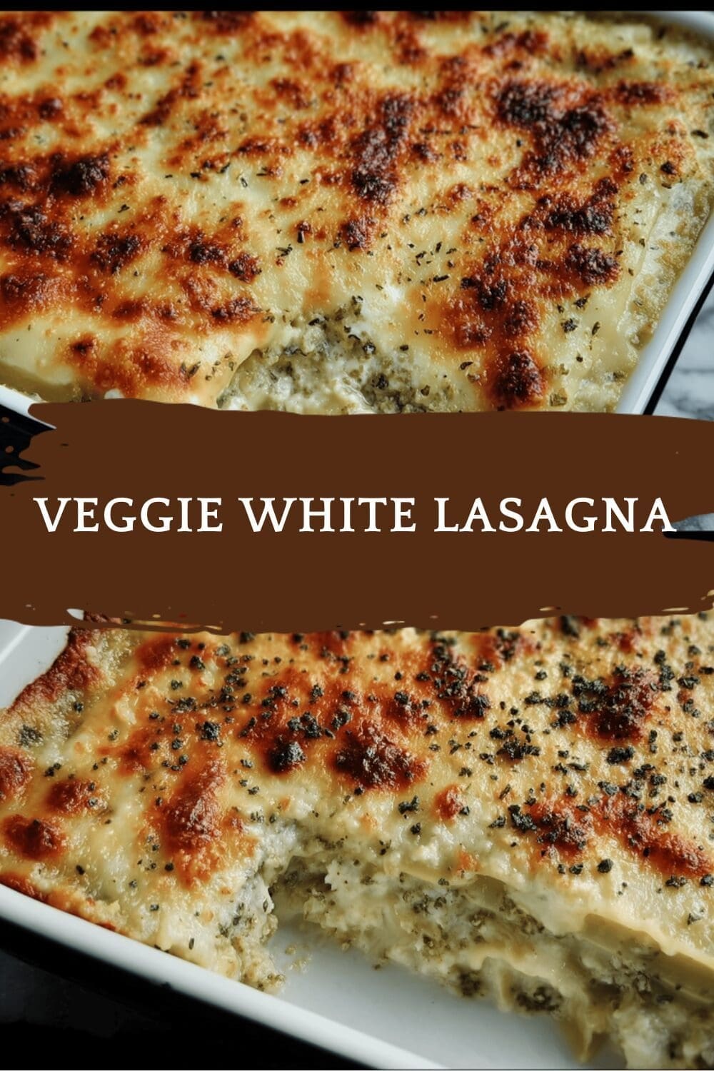 Vegetable Lasagna With Creamy White Sauce And Fresh Garden Ingredients 6 Veggie White Lasagna