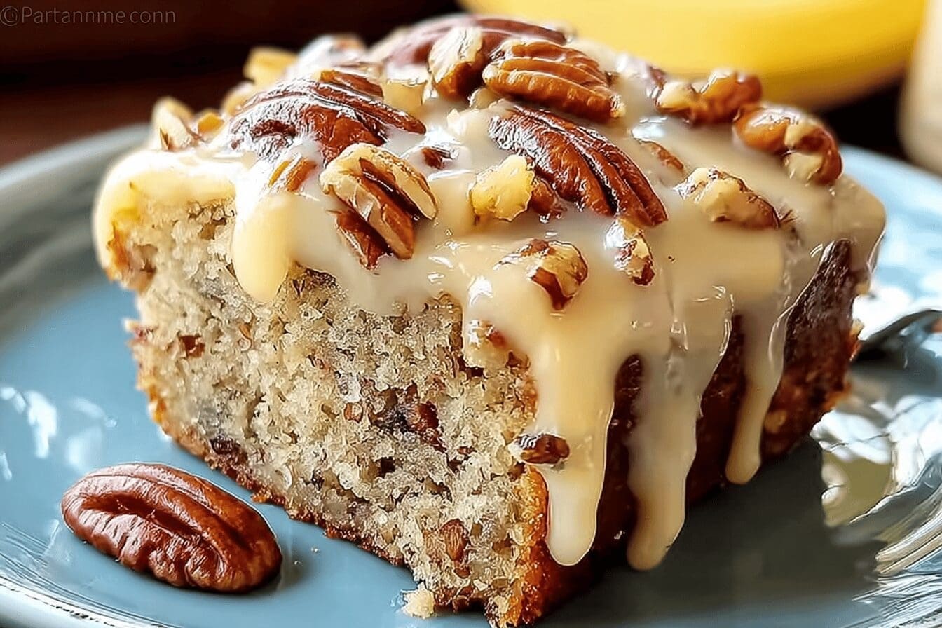 Banana Pecan Cake