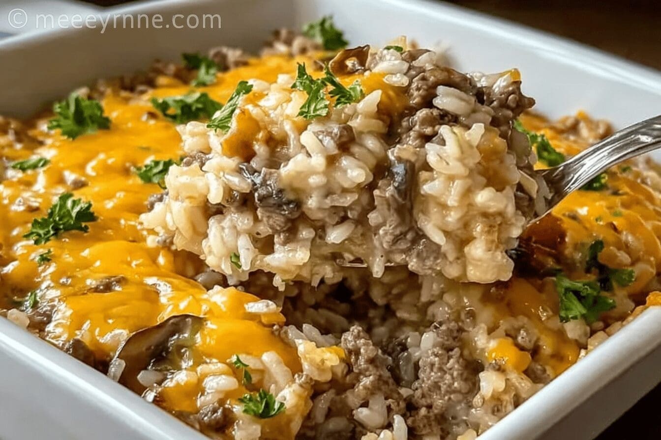 Beef And Rice Casserole