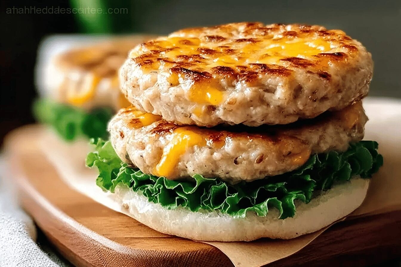 Cheddar Ranch Chicken Burgers Recipe With Creamy Sauce And Crispy Toppings 6 Cheddar Ranch Chicken Burgers