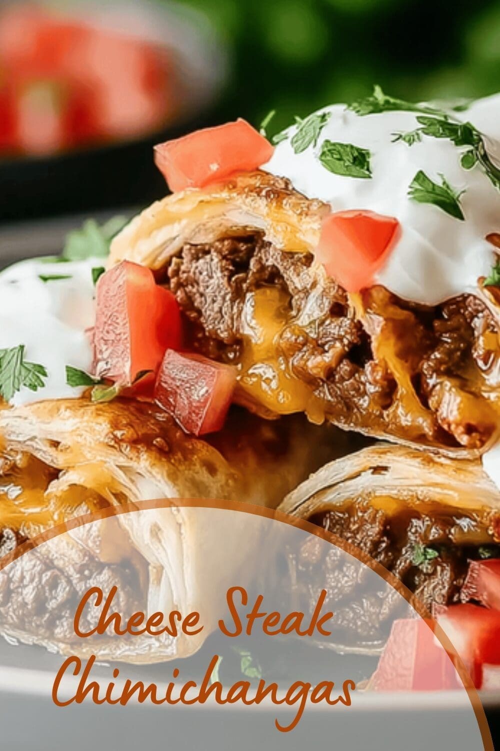Cheese Steak Chimichangas