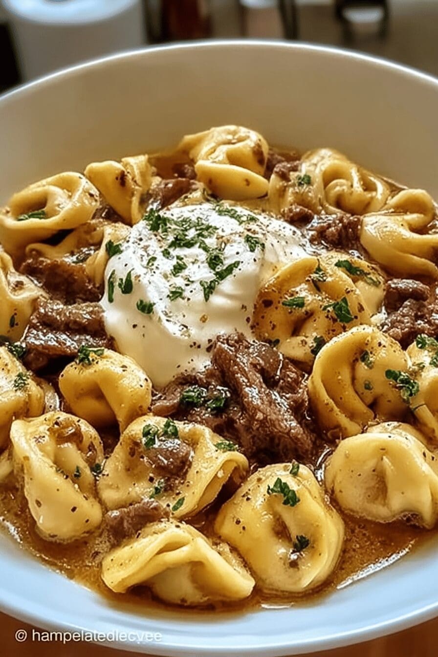 Cheesesteak Tortellini