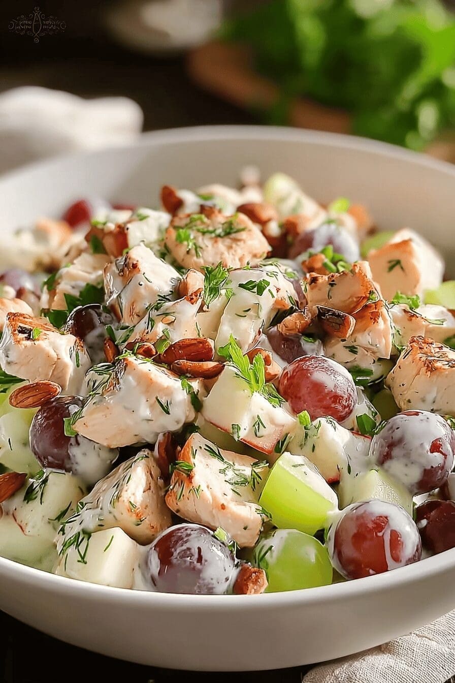 Chicken Salad With Crisp Apples And Sweet Grapes Recipe 6 Chicken Apple Grape Salad