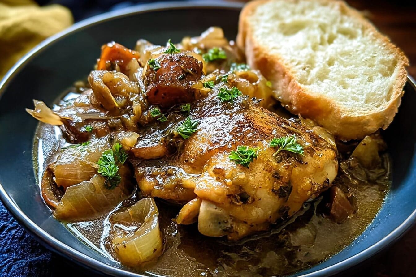 Cider Braised Chicken