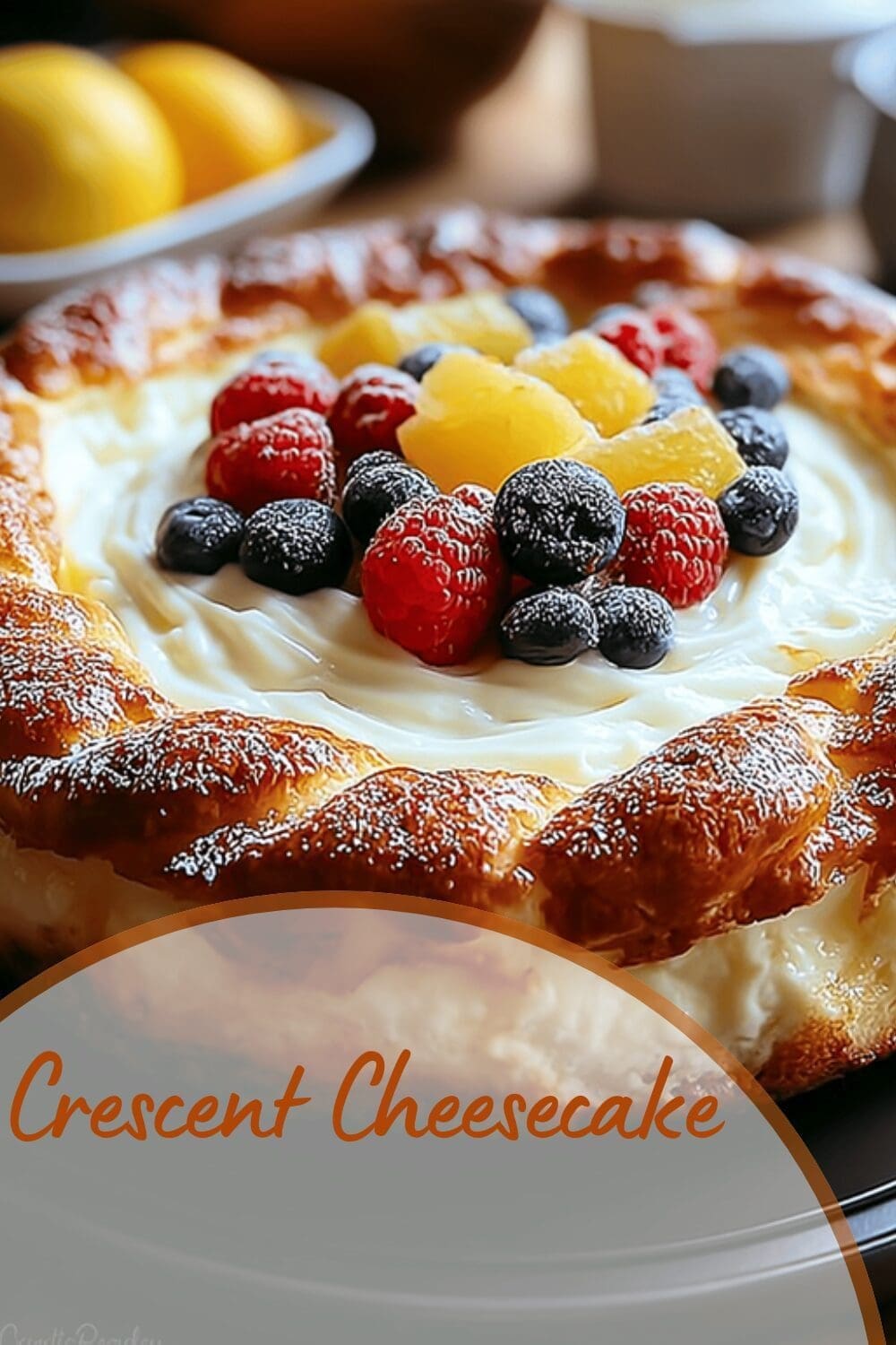Crescent Roll Cheesecake Recipe With Creamy Filling And Flaky Crust 7 Crescent Cheesecake