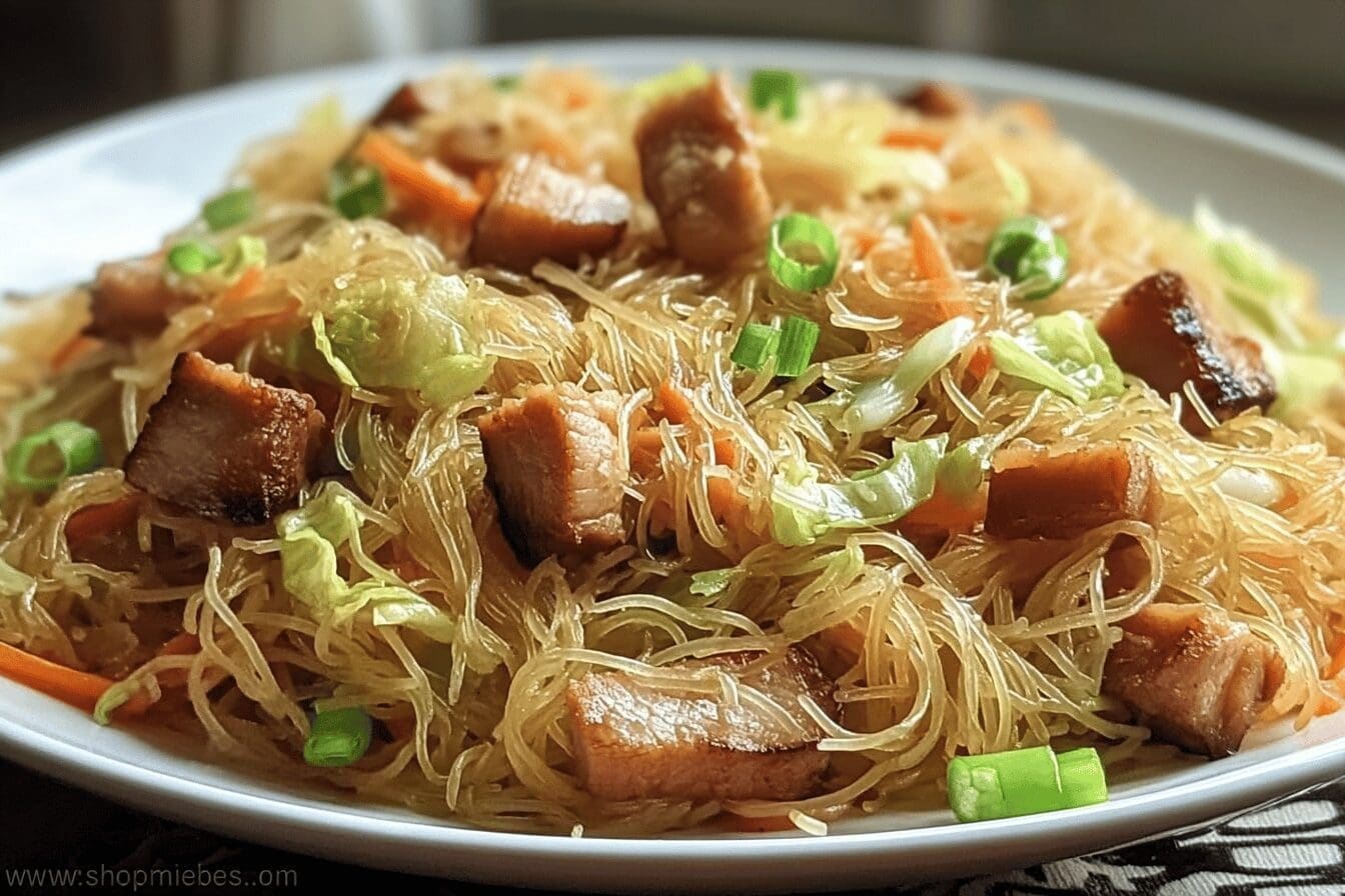 Pancit Recipe With Chicken Filipino Style Noodles 6 Filipino Pancit