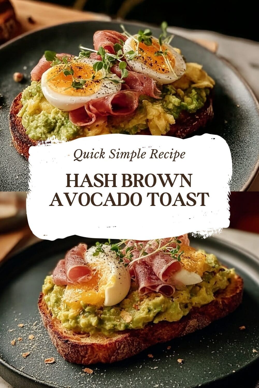 Hash Brown Avocado Toast