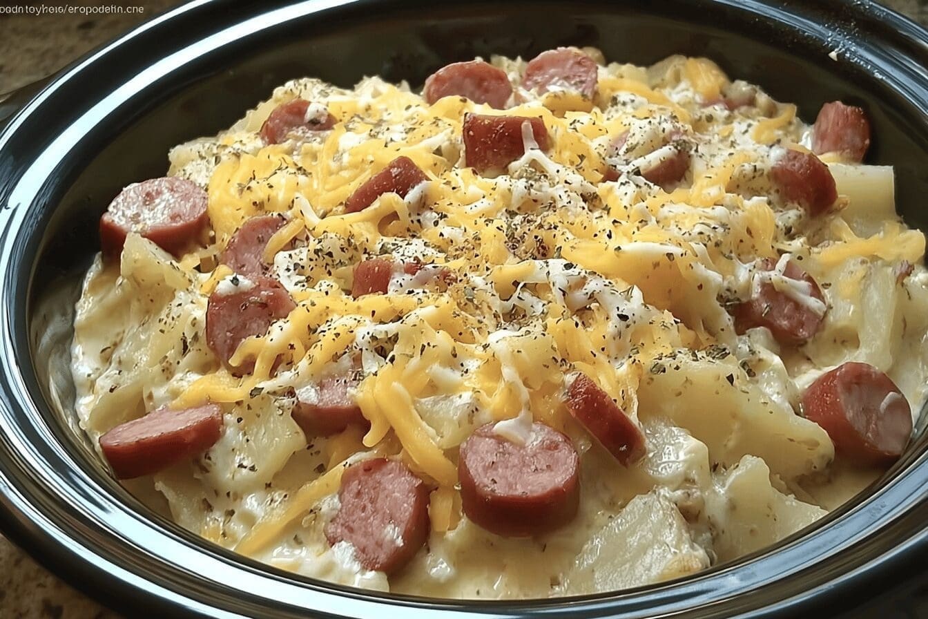 Kielbasa Hashbrown Casserole