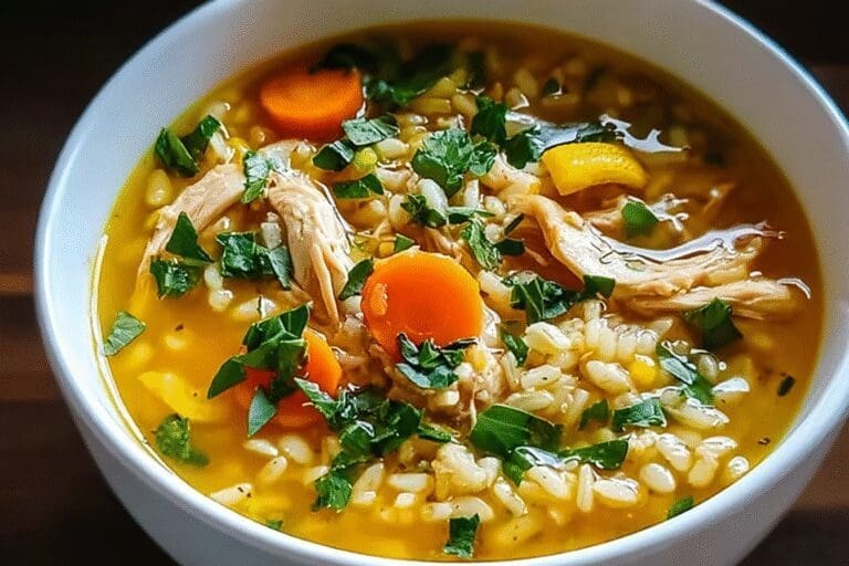 Lemon Ginger Turmeric Chicken And Rice Soup 58.Png