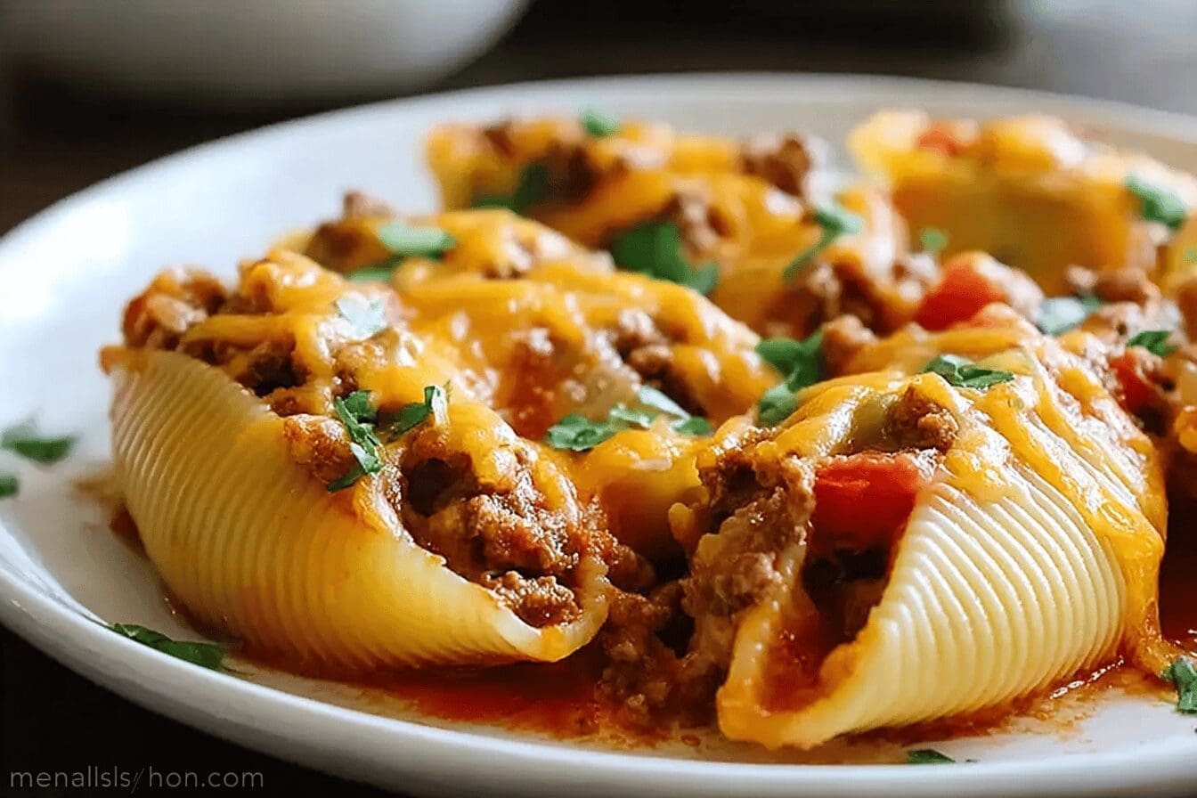 Mexican Stuffed Shells With Savory Cheese And Spicy Filling 6 Mexican Stuffed Shells