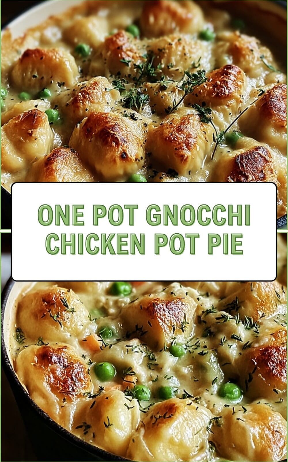 One Pot Gnocchi Chicken Pot Pie Recipe For Easy Comfort Dinner 7 One Pot Gnocchi Chicken Pot Pie