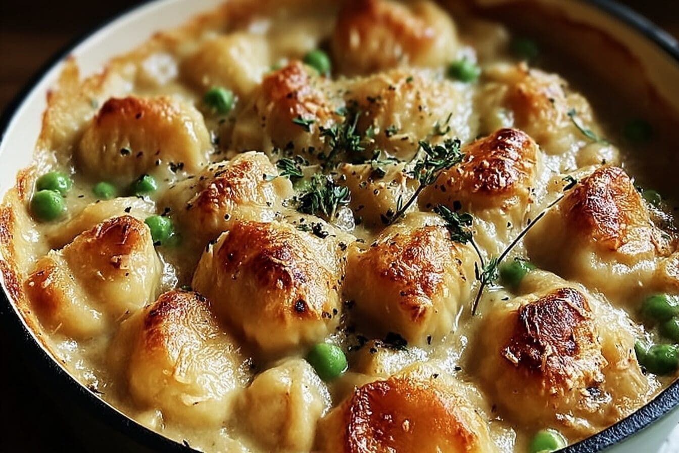 One Pot Gnocchi Chicken Pot Pie Recipe For Easy Comfort Dinner 6 One Pot Gnocchi Chicken Pot Pie