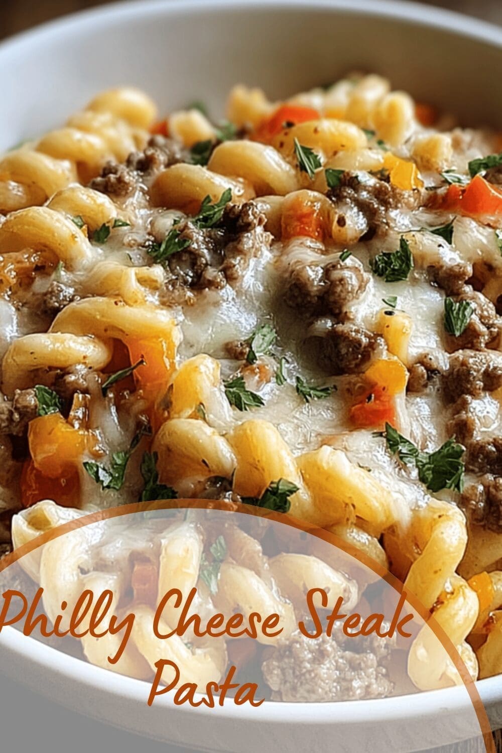Philly Cheese Steak Pasta