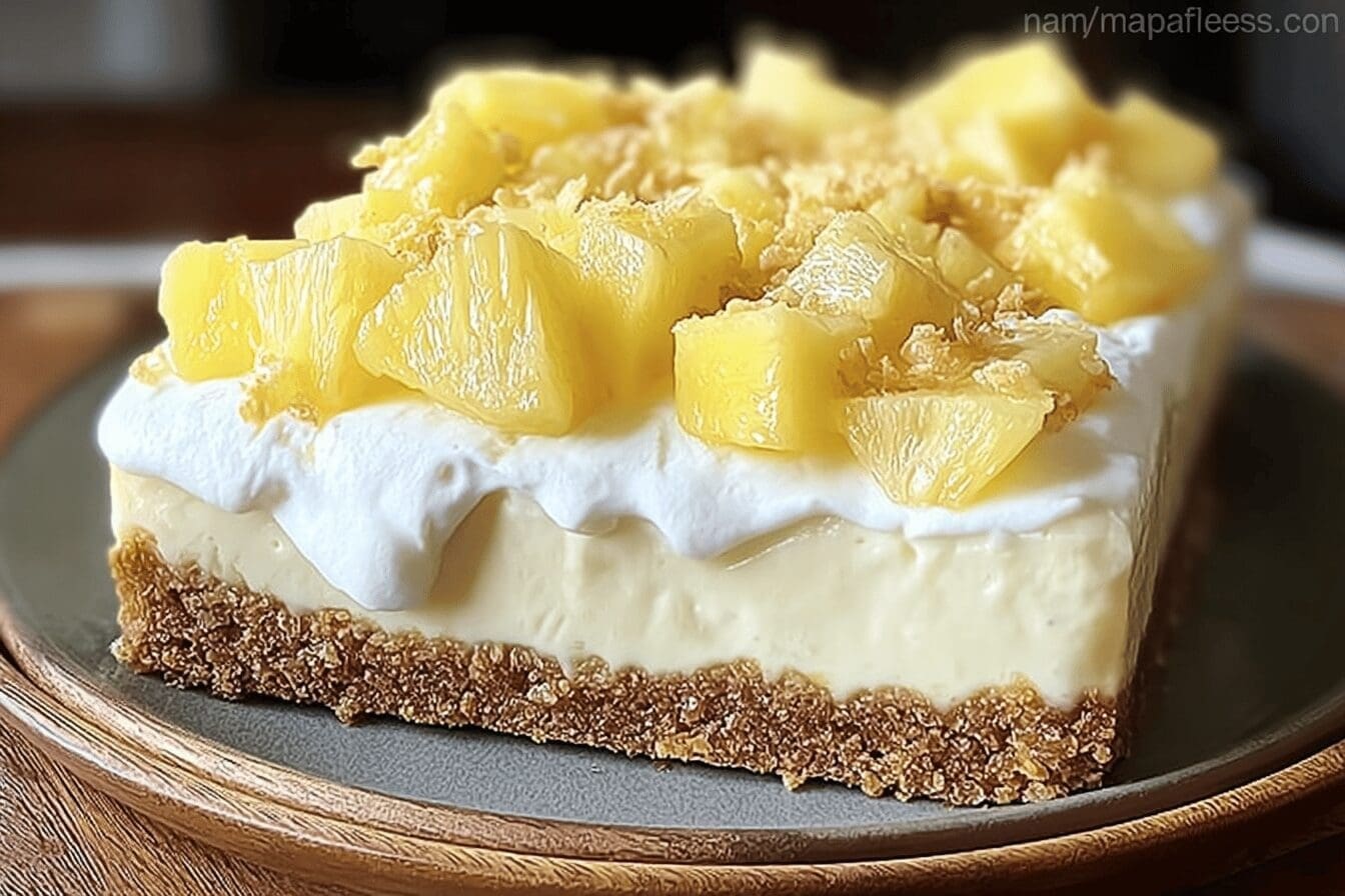 Pineapple Cheesecake Recipe With Creamy Texture And Tropical Flavor 6 Pineapple Heaven Cheesecake