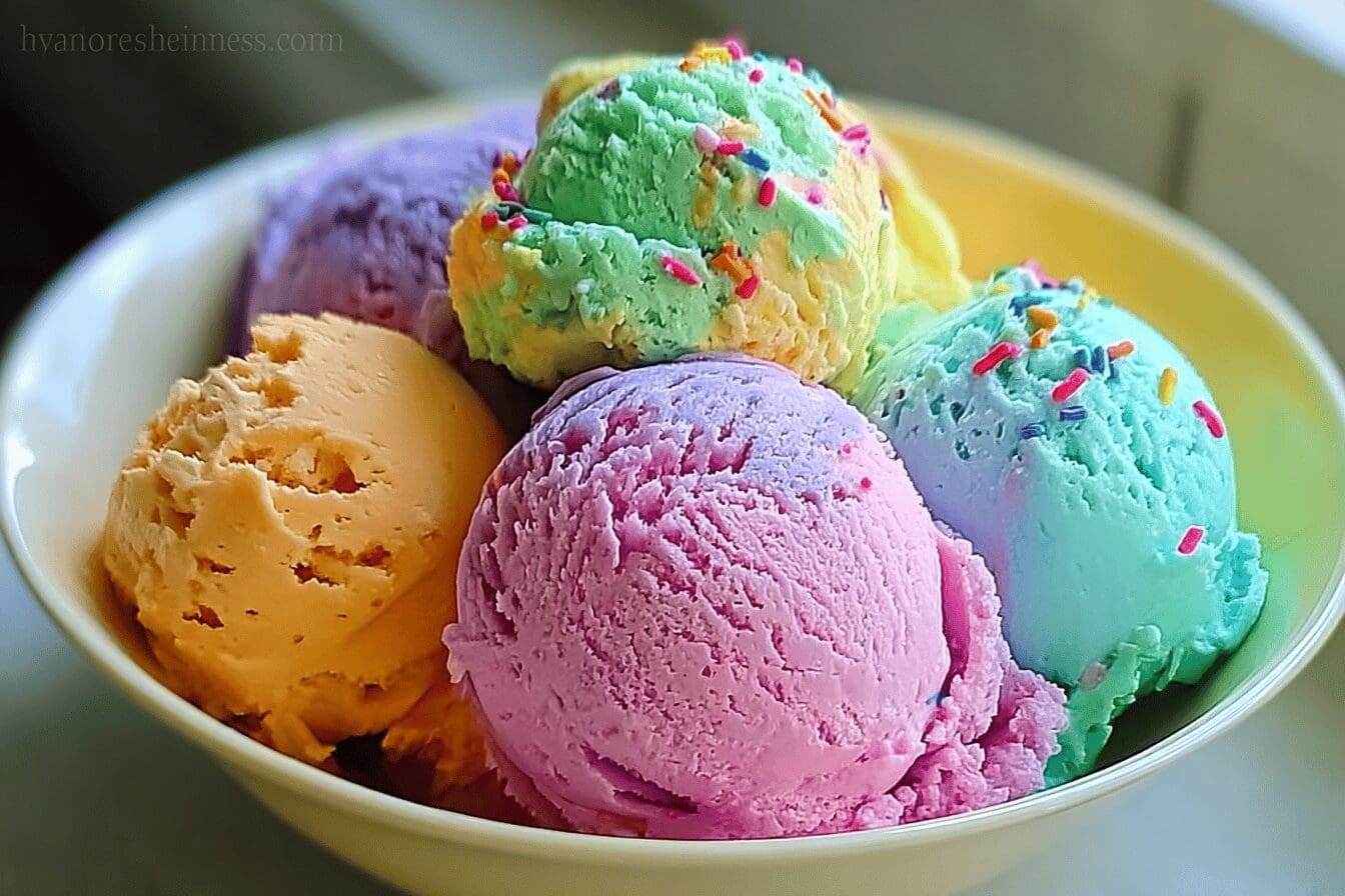 Rainbow Ice Cream