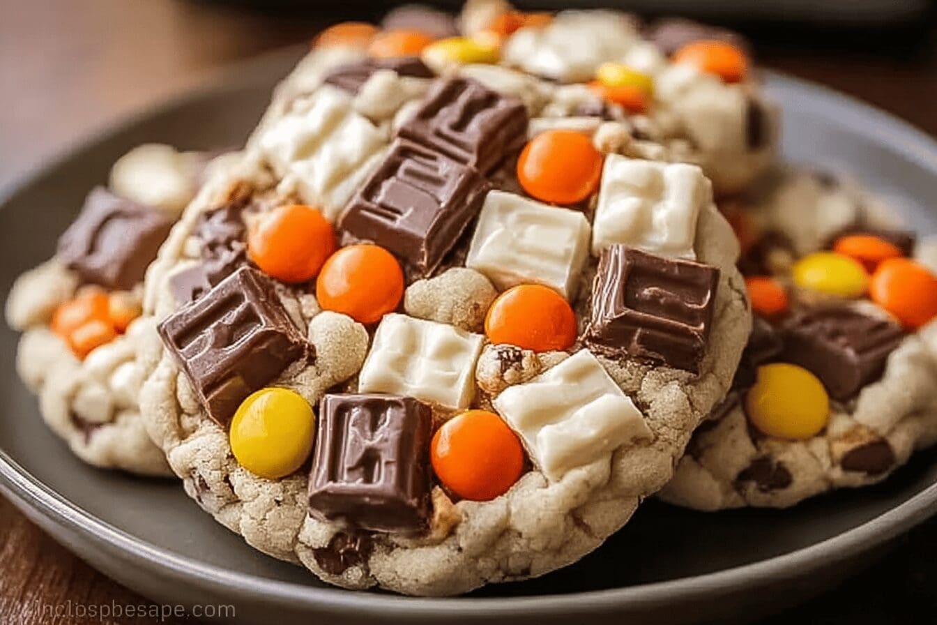Reeses Cheesecake Cookie Delight