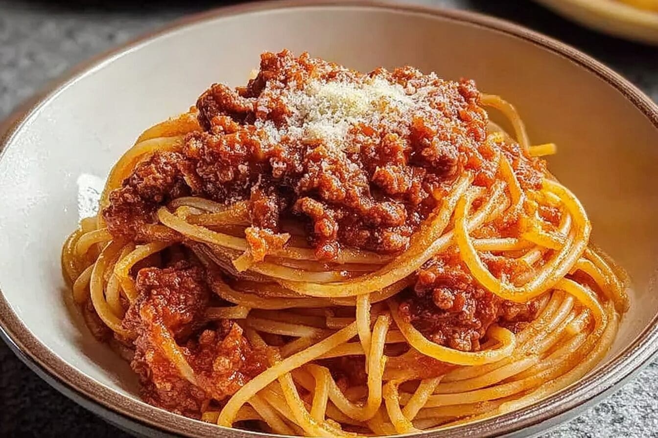 Spaghetti Bolognese Recipe With Rich Meat Sauce And Classic Italian Flavors 6 Spaghetti Bolognese
