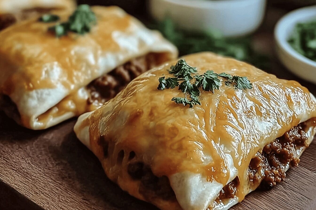 Taco Pockets Recipe Easy Homemade Stuffed Tortillas 6 Taco Stuffed Cheesy Pockets