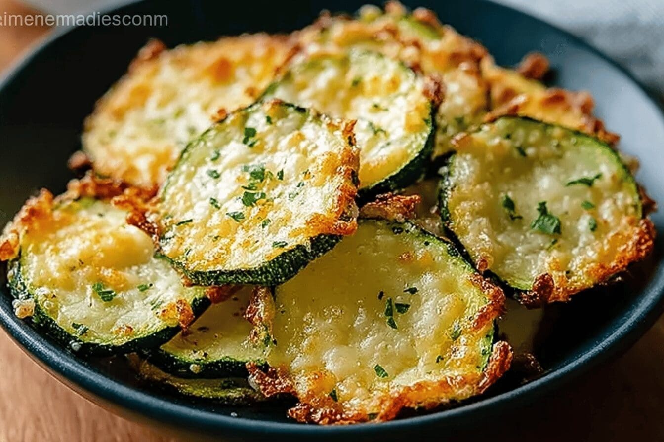 Zucchini Cheese Crisps Recipe For A Tasty Low Carb Snack 6 Zucchini Cheese Crisps