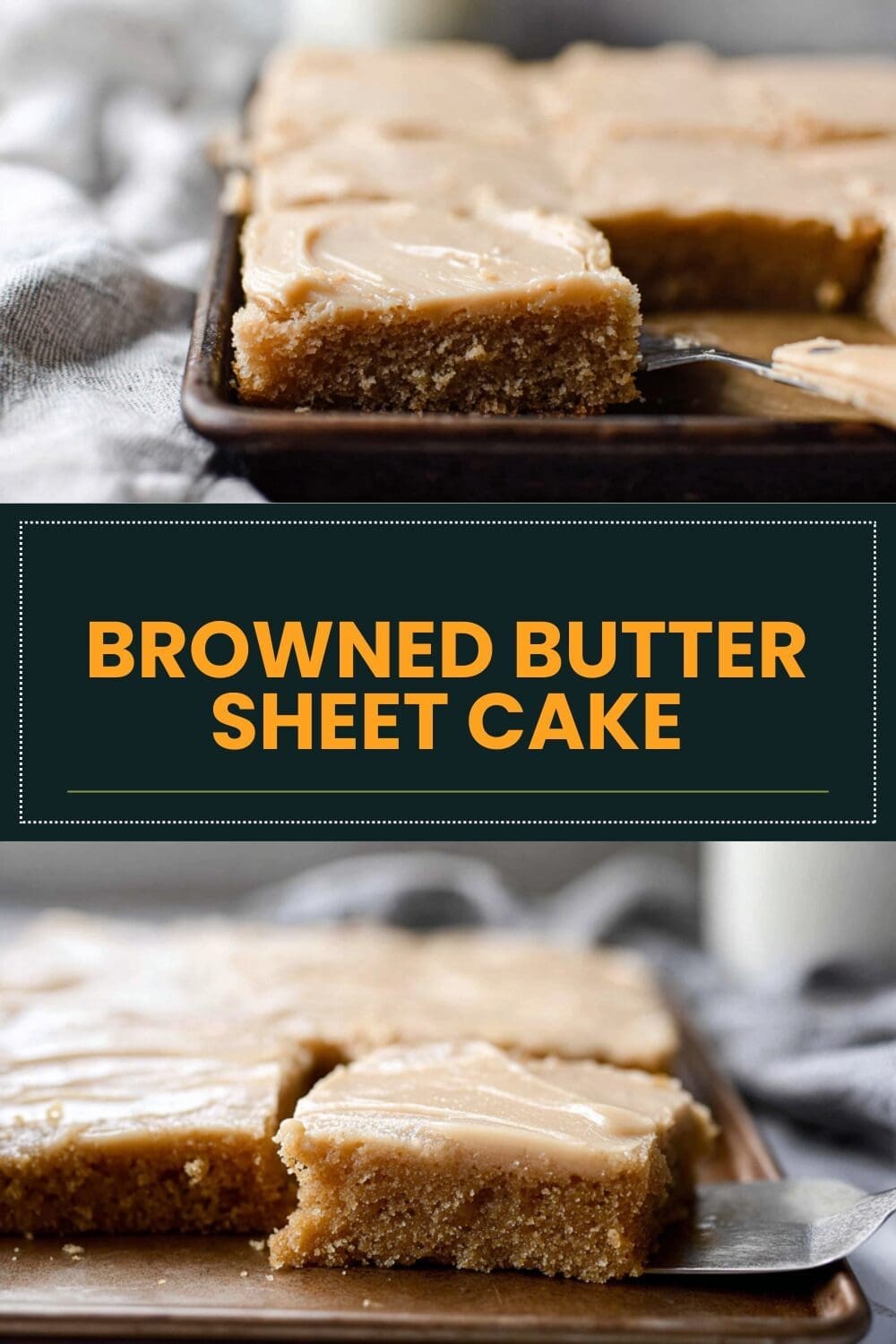 Browned Butter Sheet Cake