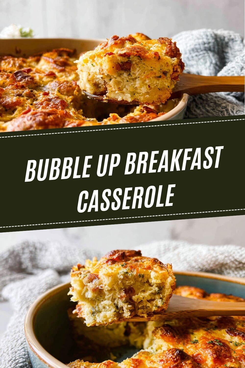 Bubble Up Biscuit Breakfast Casserole With Sausage And Cheese 4 Bubble Up Breakfast Casserole
